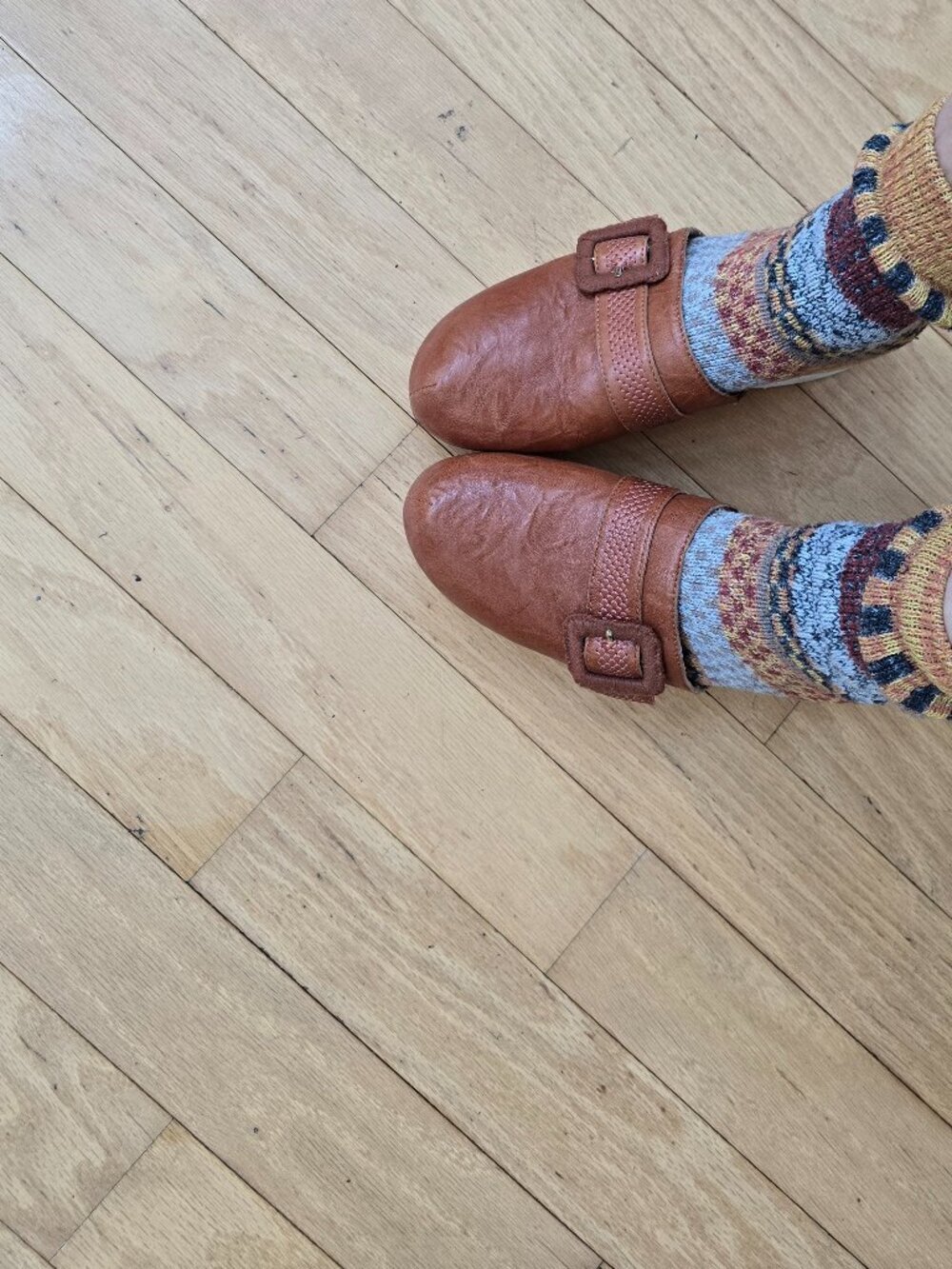 Kelsi Dagger | Brooklyn brown leather Cottagecore platform clogs | WMS 8